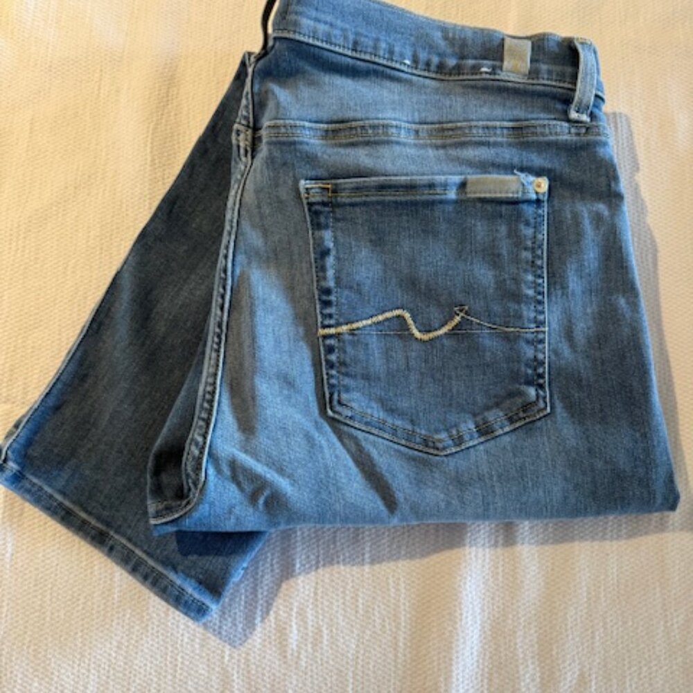 7 For All Mankind - Joesfina Boyfriend, Light Blue, 32